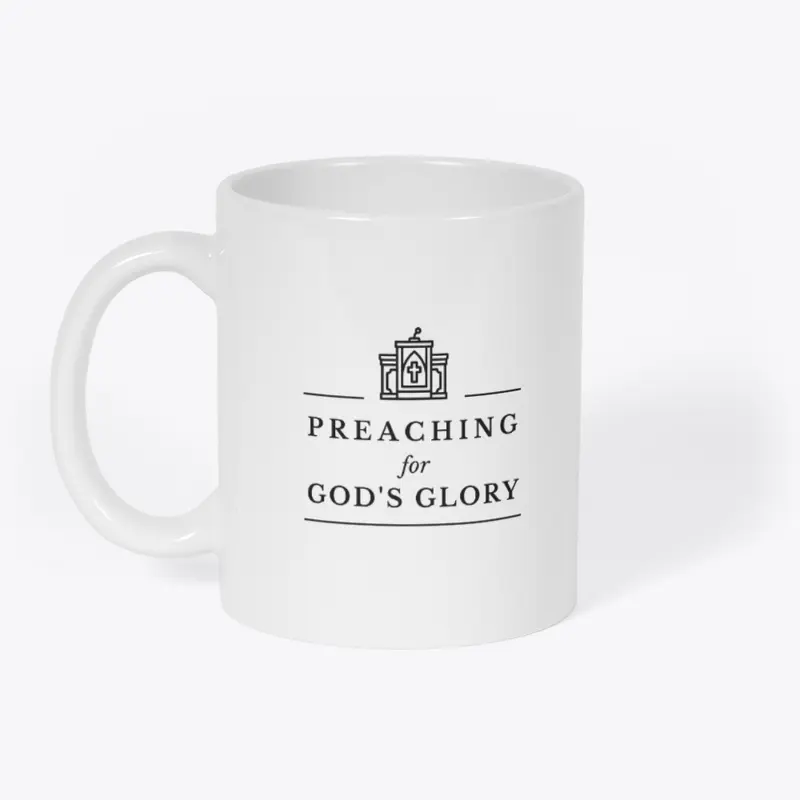 Preaching for God's Glory - Black Logo